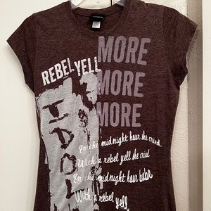 Billy Idol Rebel Yell women's tee